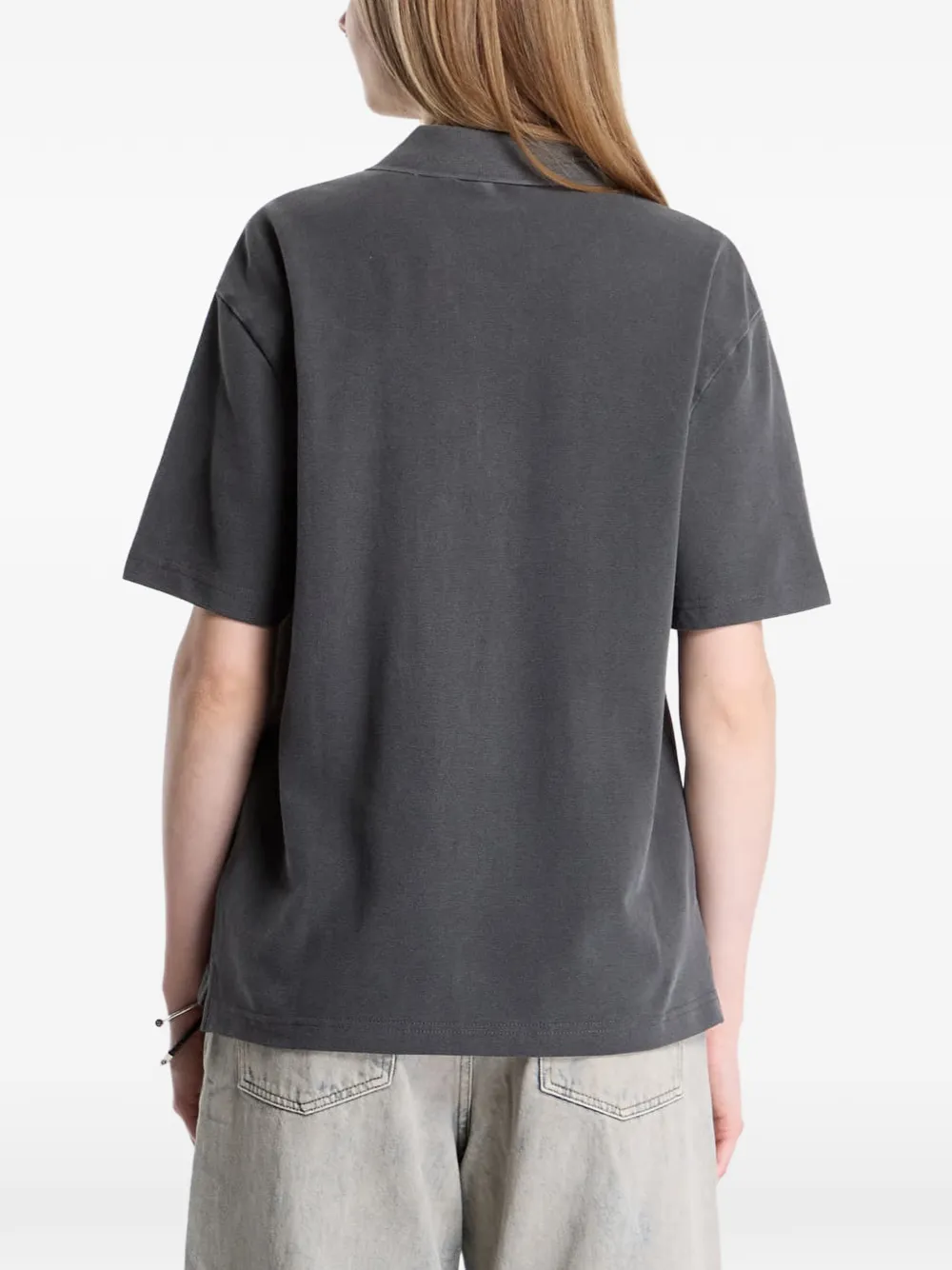 Carhartt WIP short-sleeve polo shirt Grijs