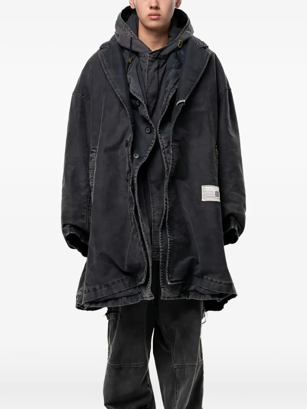 Maison MIHARA YASUHIRO Drielaagse jas Zwart
