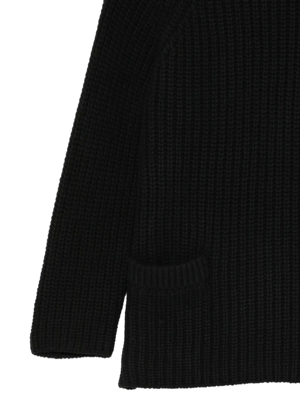 Forme D'expression Chunky-knit Sweater In Black