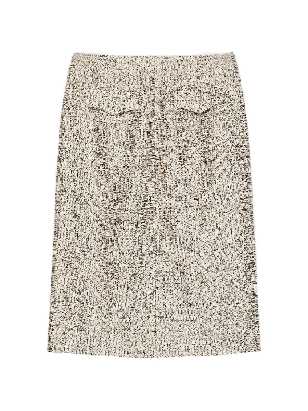 Shanghai Tang sequin-embellished tweed midi skirt Grijs