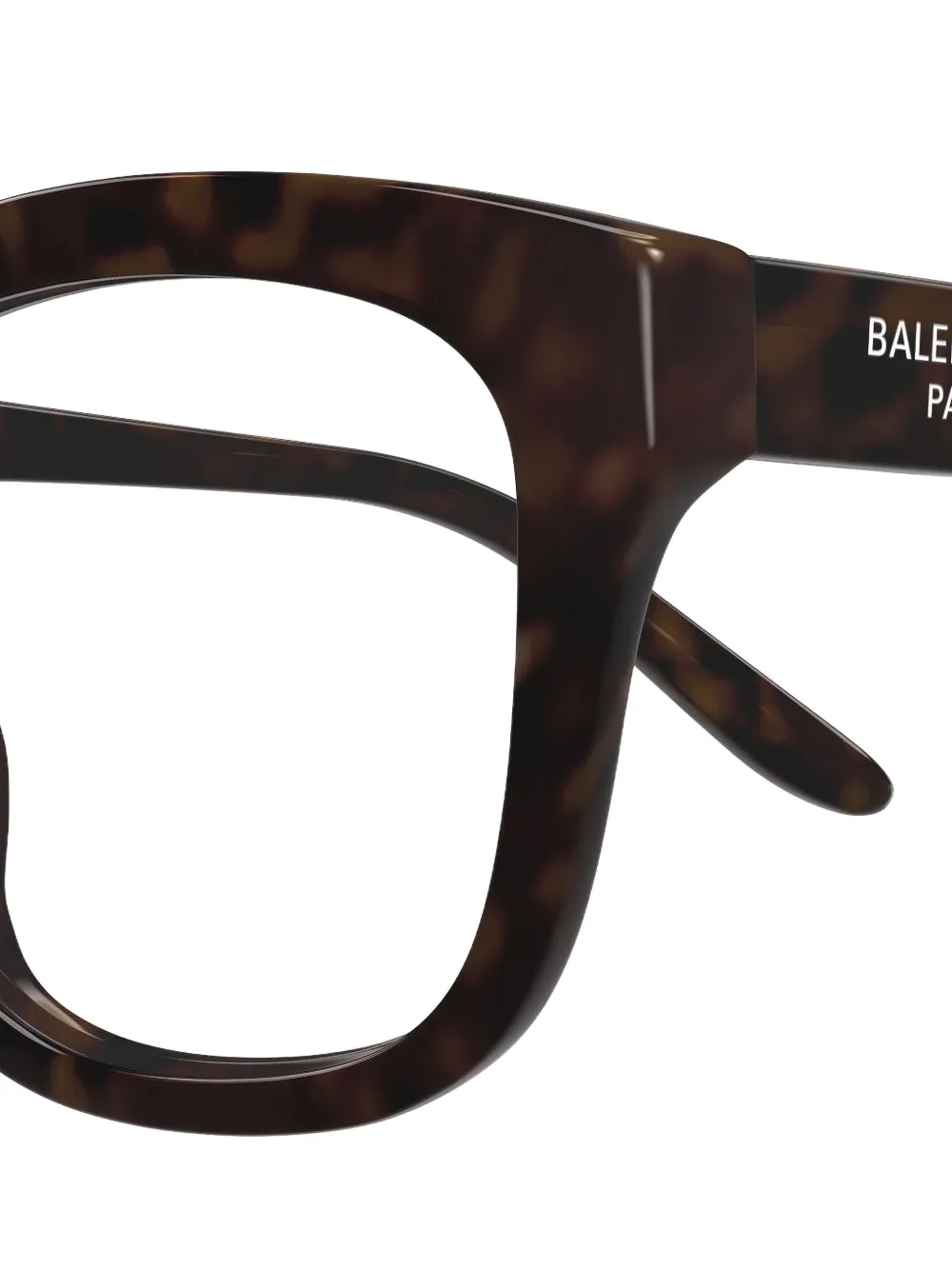 Balenciaga Eyewear Bril met schildpadschild-effect Bruin