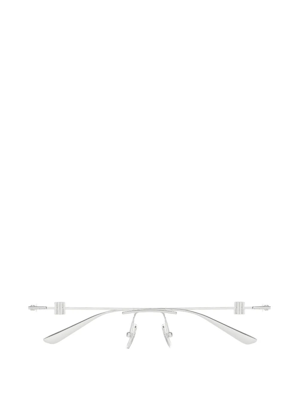 Balenciaga Eyewear rimless square-frame glasses