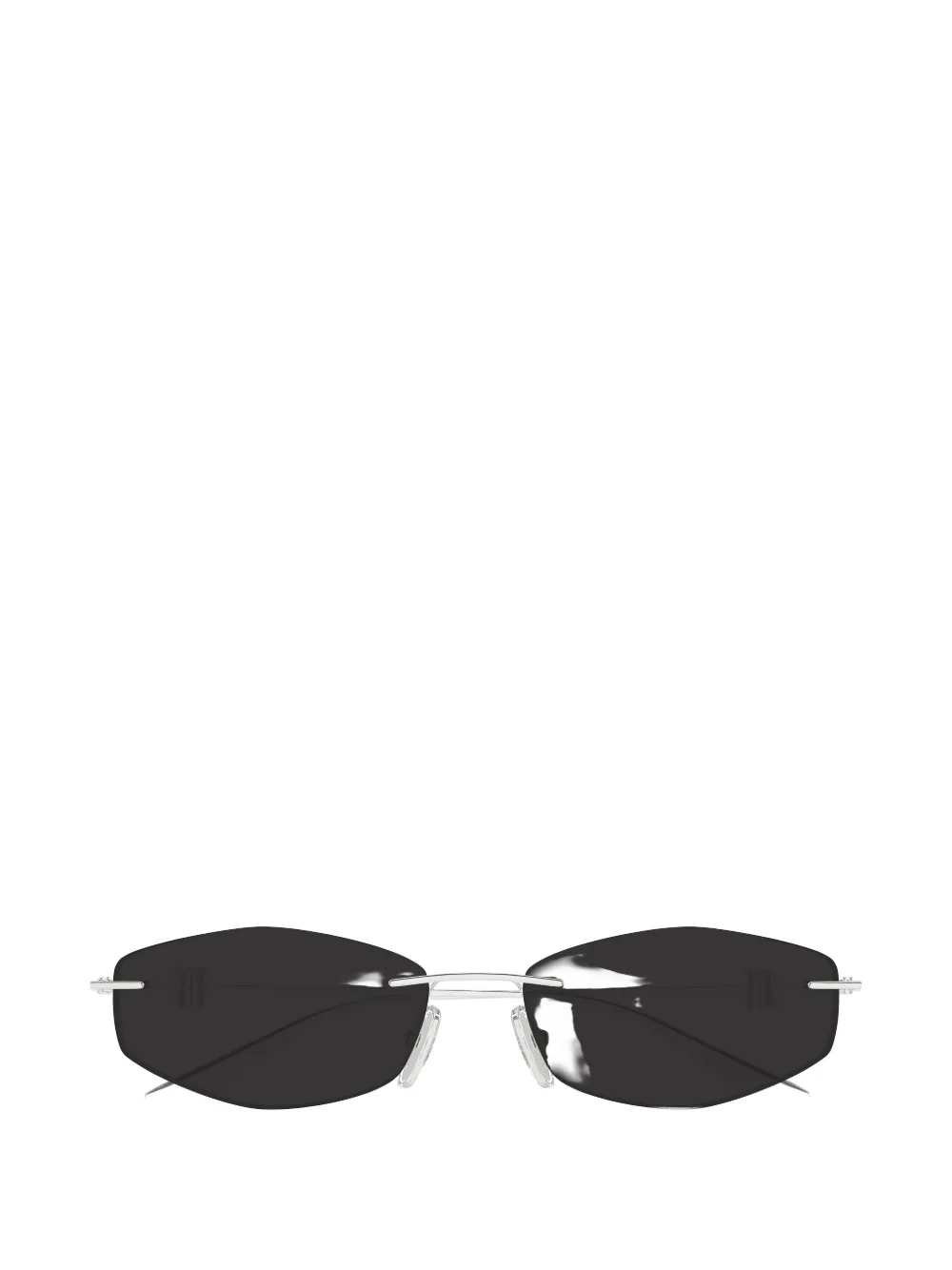 Balenciaga Eyewear Nano rimless geometric-frame sunglasses