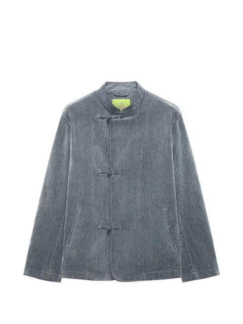 Shanghai Tang frog-fastening mandarin-collar jacket