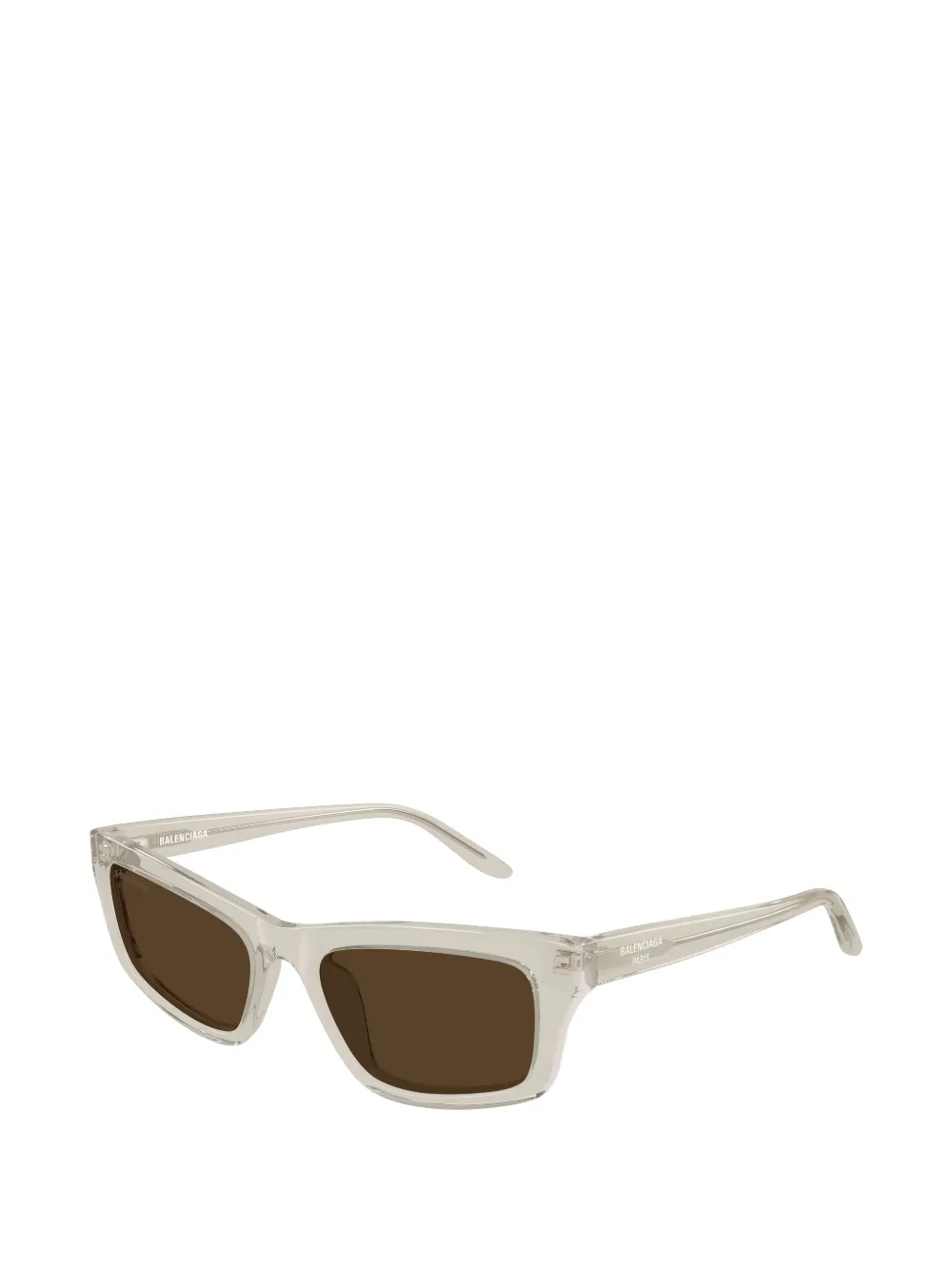 Balenciaga Eyewear rectangle-frame sunglasses Beige