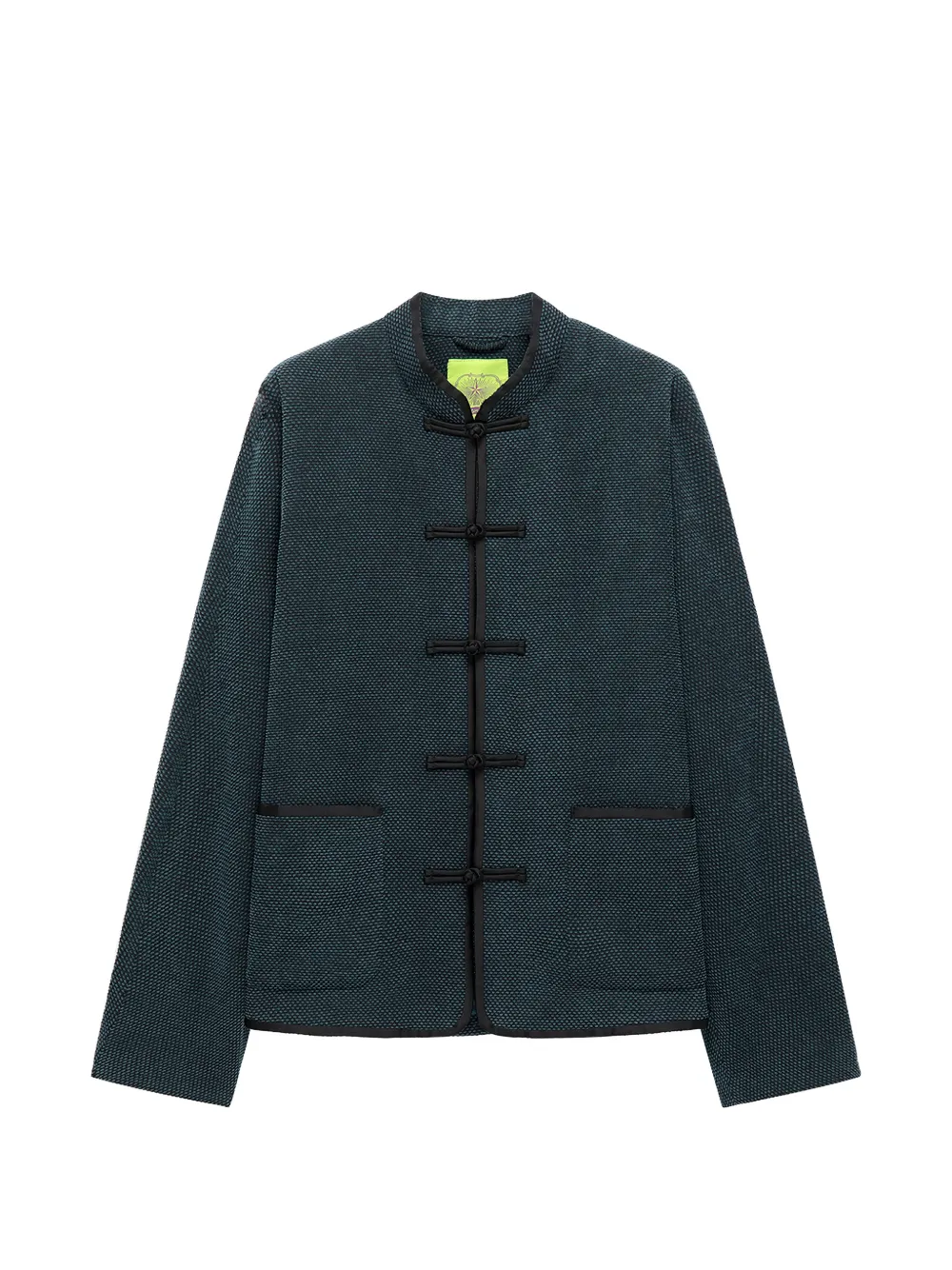 Shanghai Tang Tang frog-fastening jacket - Grün