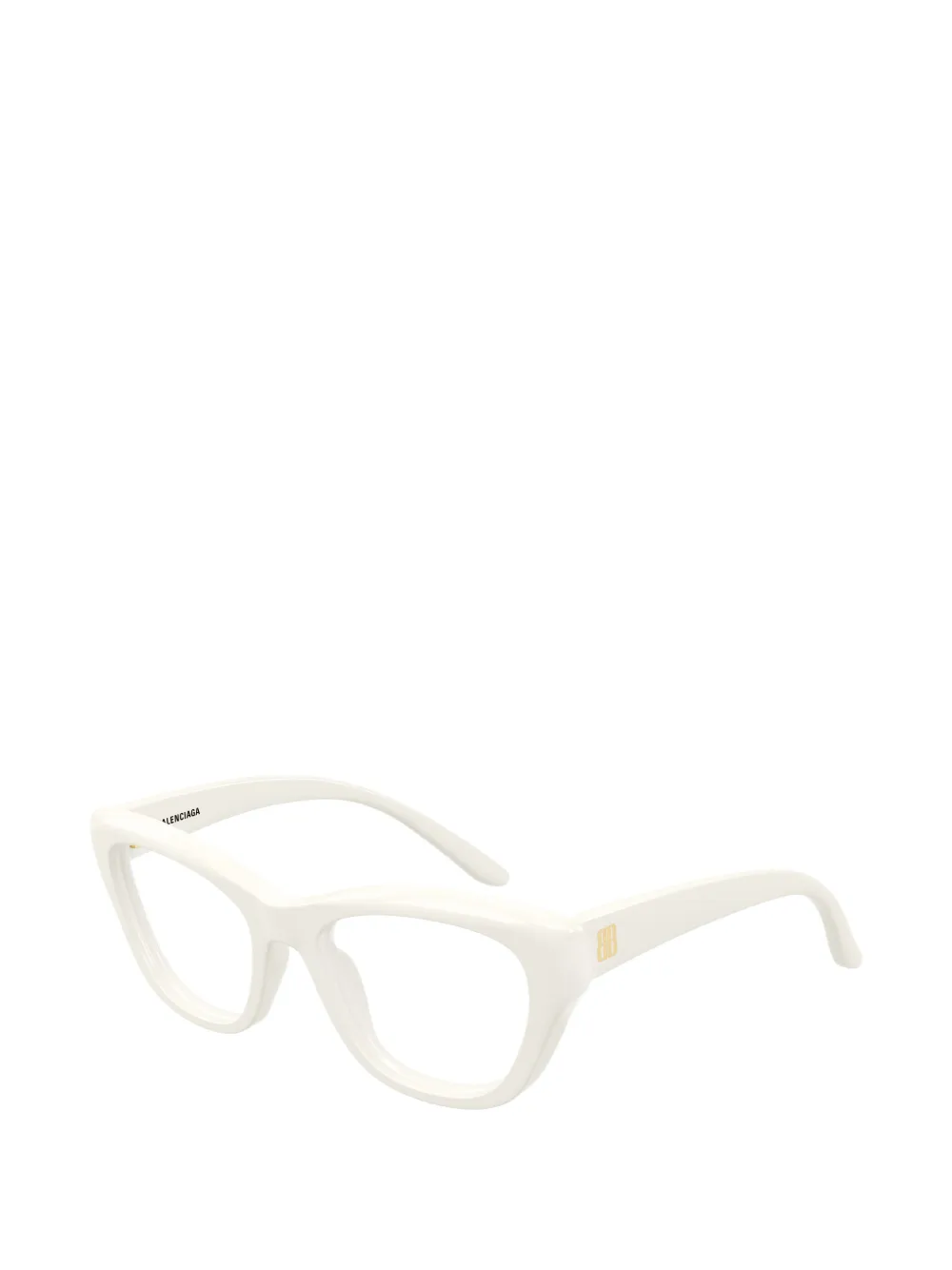 Balenciaga Eyewear BB logo cat-eye glasses Wit