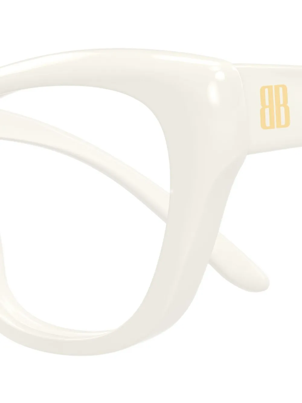 Balenciaga Eyewear BB logo cat-eye glasses Wit