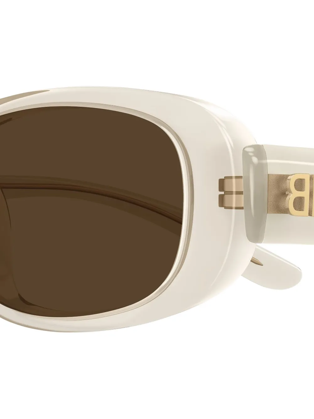 Balenciaga Eyewear BB logo rectangle-frame sunglasses Bruin
