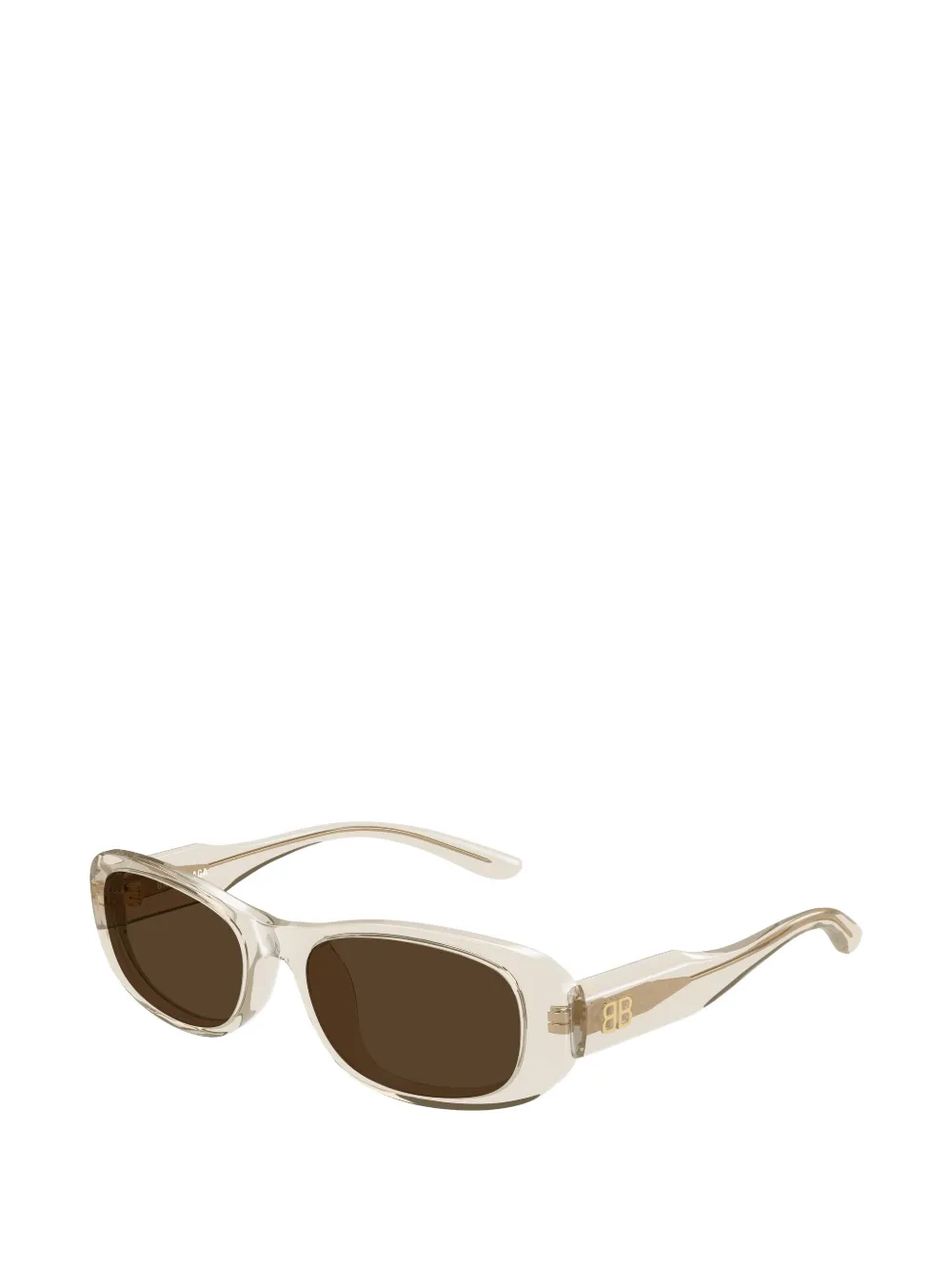 Balenciaga Eyewear BB logo rectangle-frame sunglasses Bruin