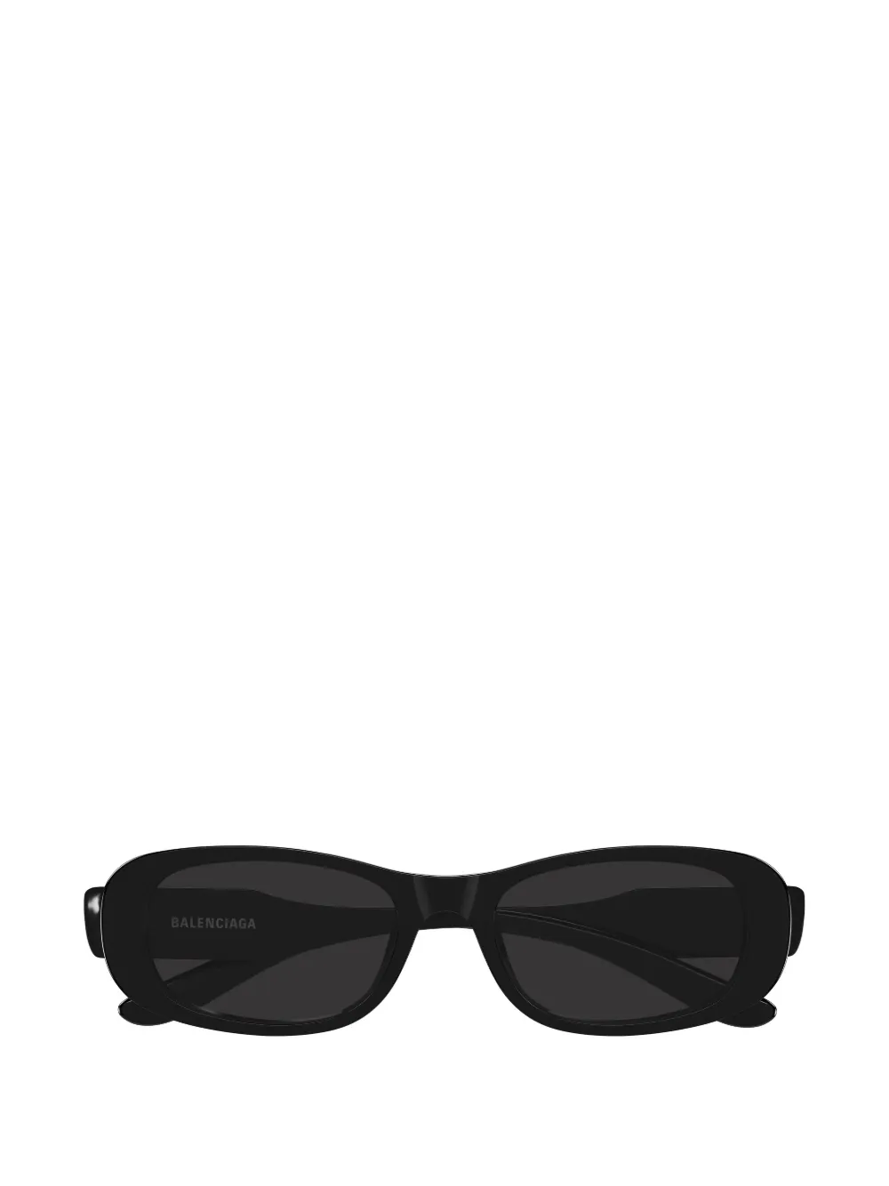 Balenciaga Eyewear BB logo-plaque oval-frame sunglasses Zwart