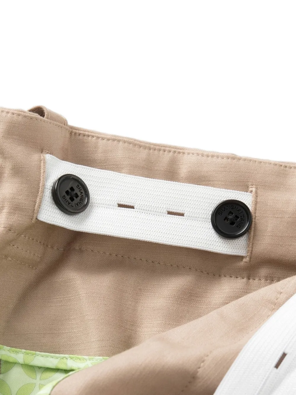 Shanghai Tang straight-leg chino trousers Beige