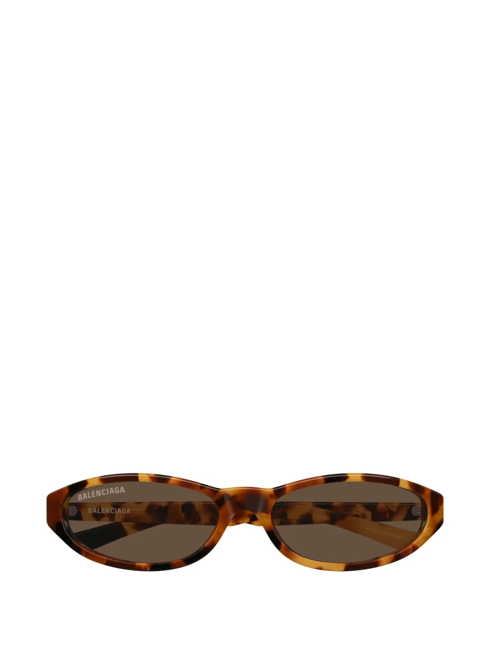 Balenciaga Eyewear Neo tortoiseshell-effect oval-frame sunglasses