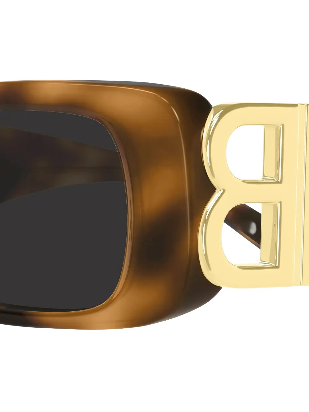 Balenciaga Eyewear Dynasty logo-plaque rectangle-frame sunglasses Bruin