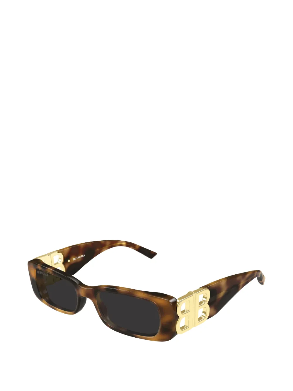 Balenciaga Eyewear Dynasty logo-plaque rectangle-frame sunglasses Bruin