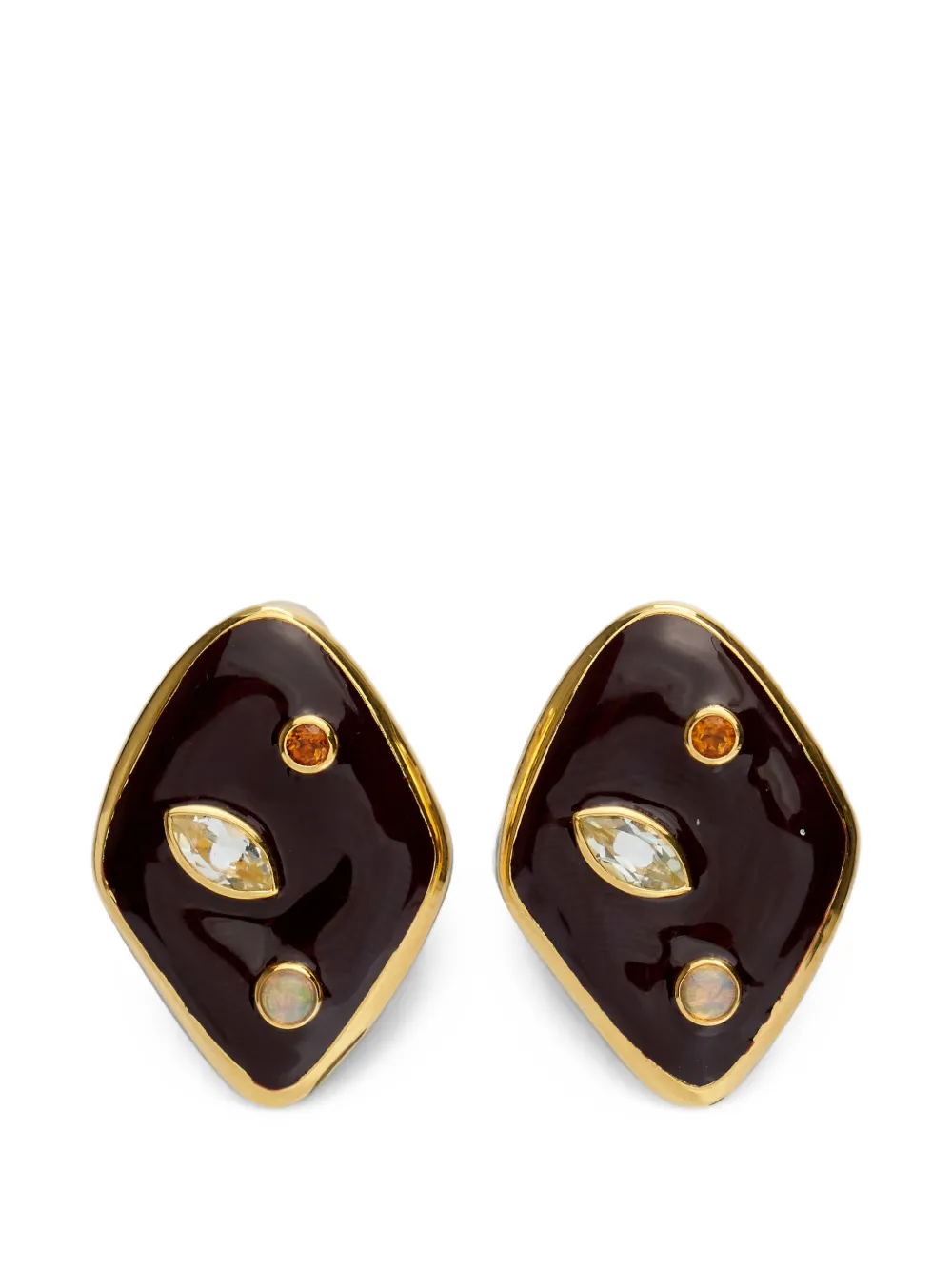 Lizzie Fortunato Nico Dot earrings - Gold