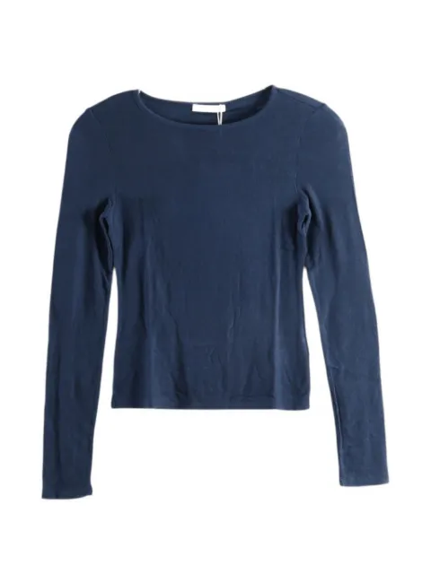 Amomento long-sleeve boat-neck top