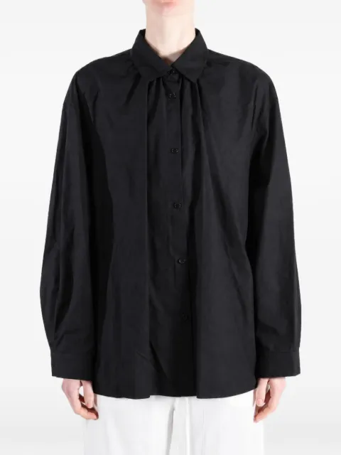 Amomento camisa plisada manga larga