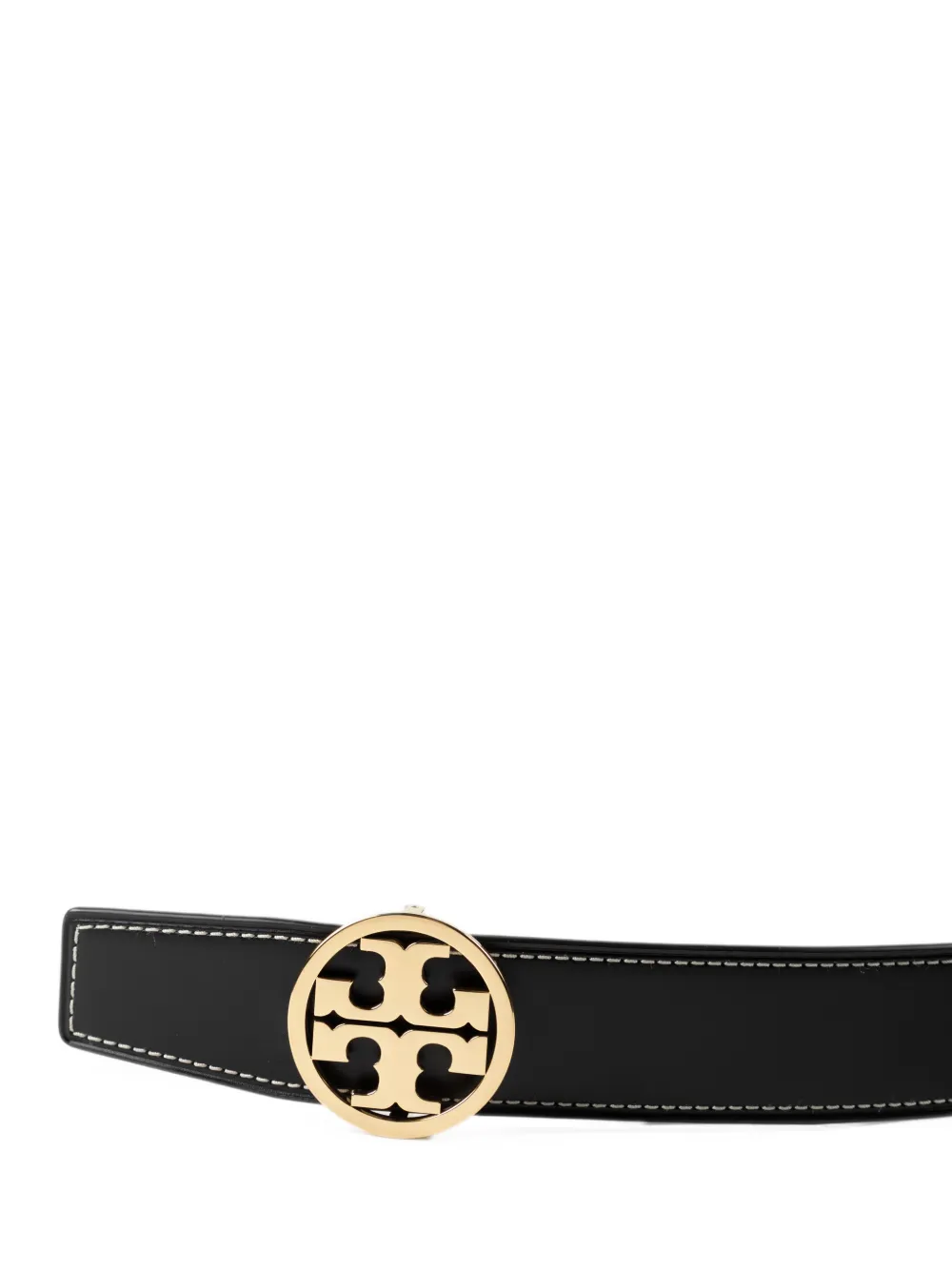 Tory Burch Leren riem Zwart