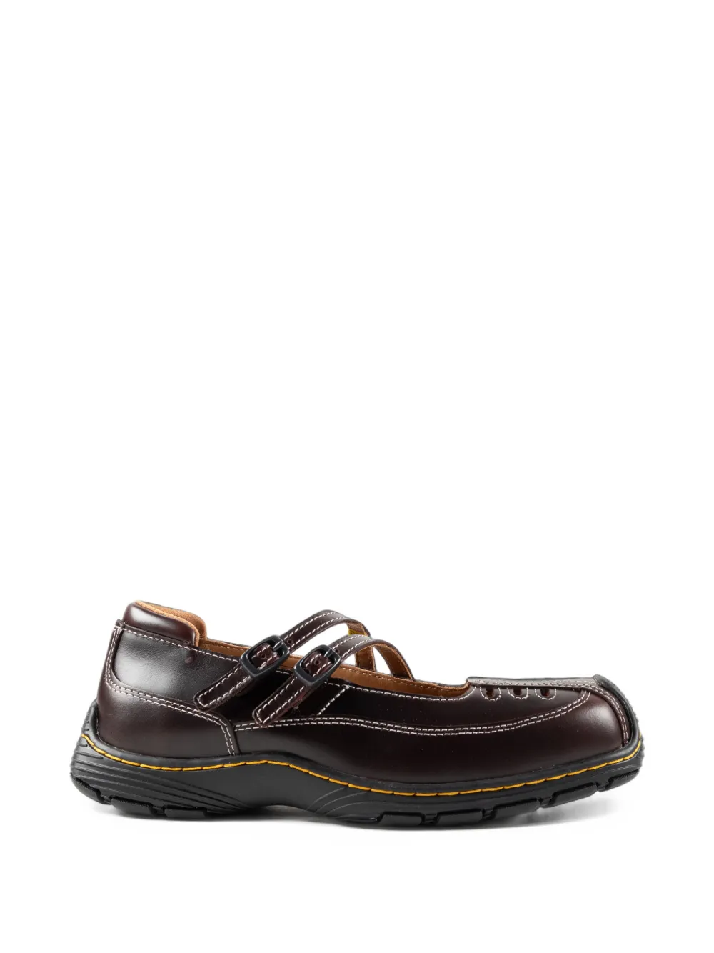 Dr. Martens Aurix buckle-fastening ballet falts - Marrone