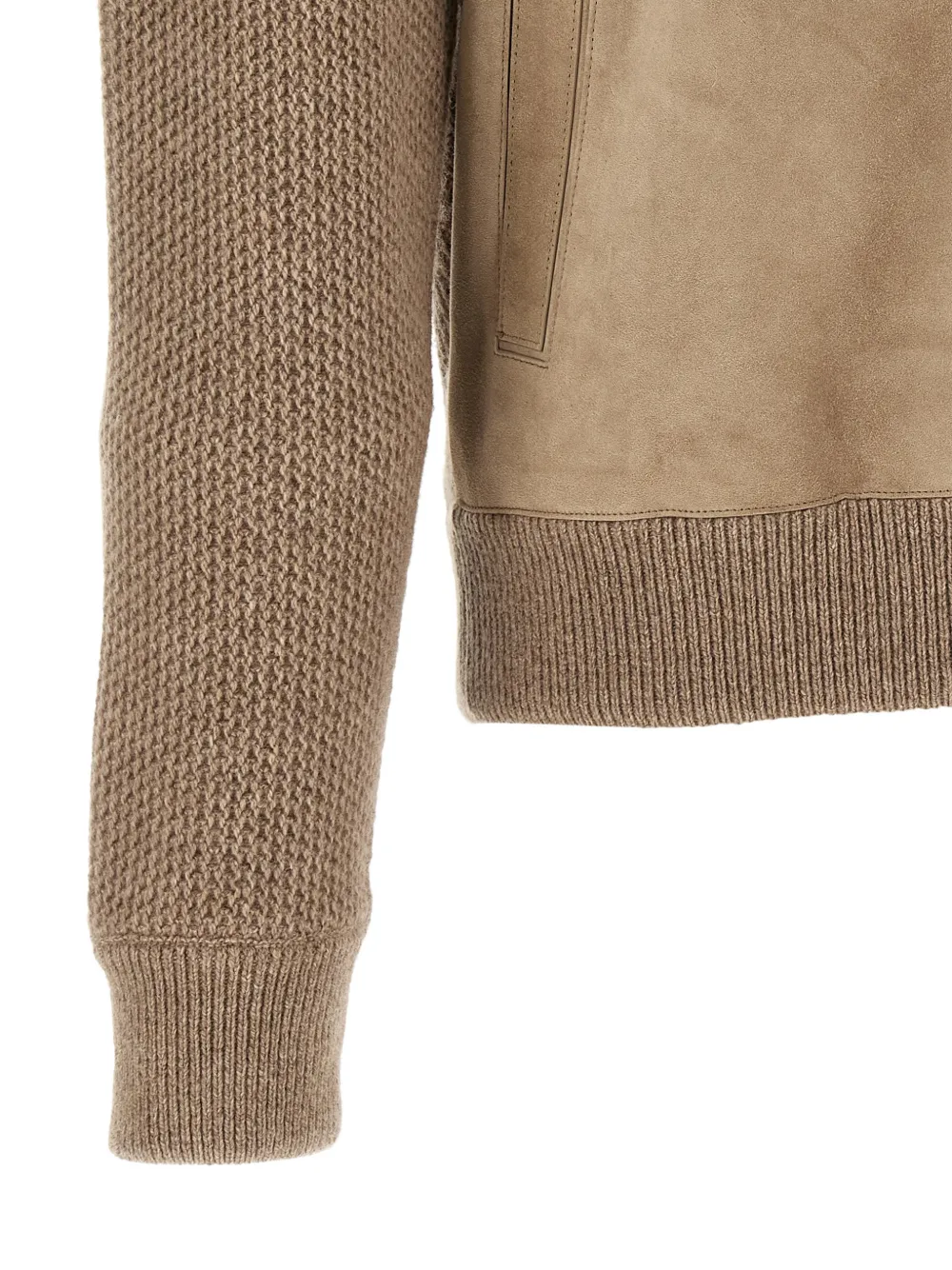Zegna Vest met hoge hals Beige