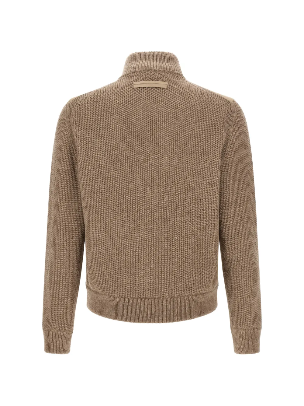 Zegna Vest met hoge hals Beige