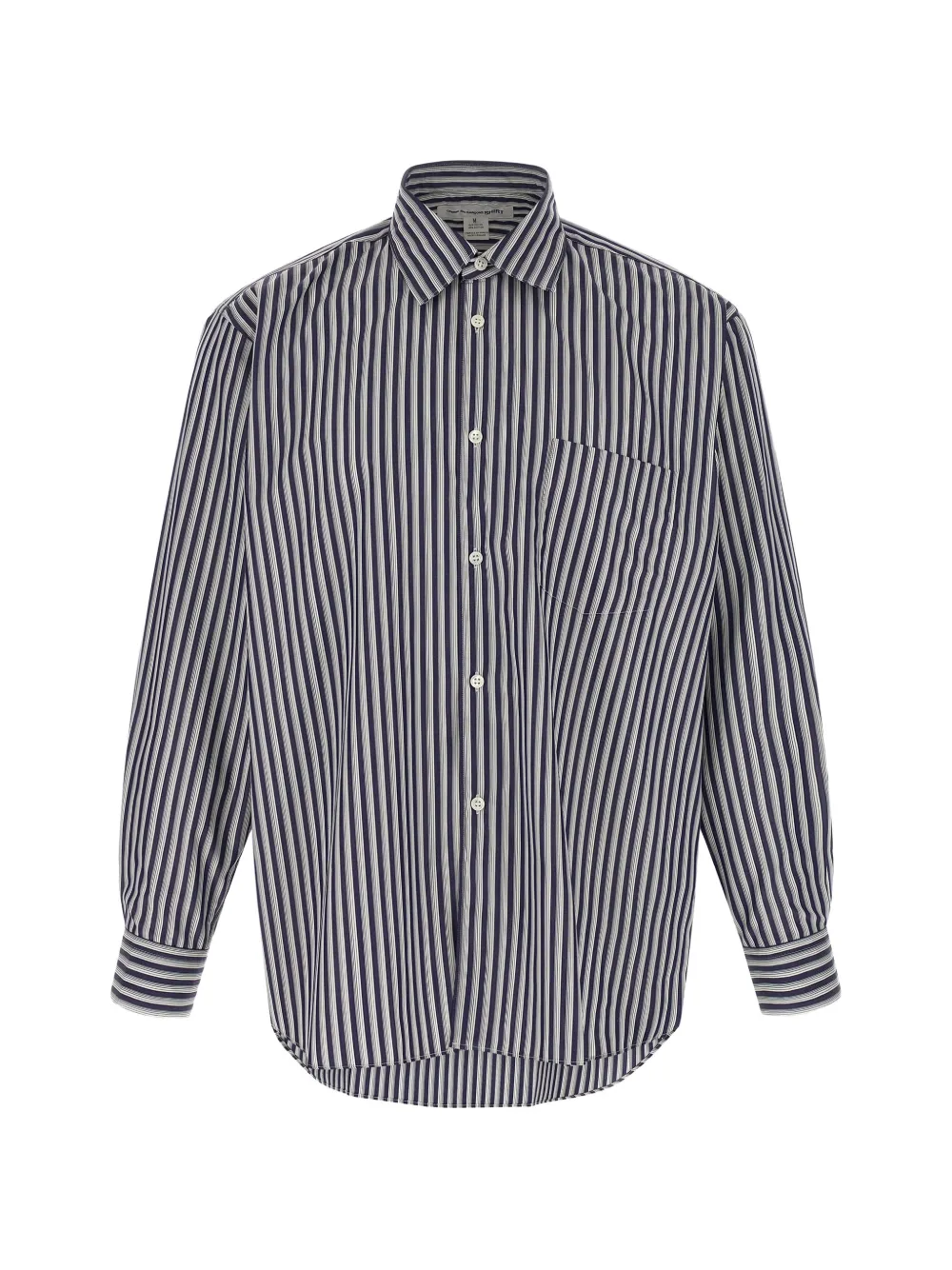 Comme Des Garçons Shirt vertical-stripe cotton shirt