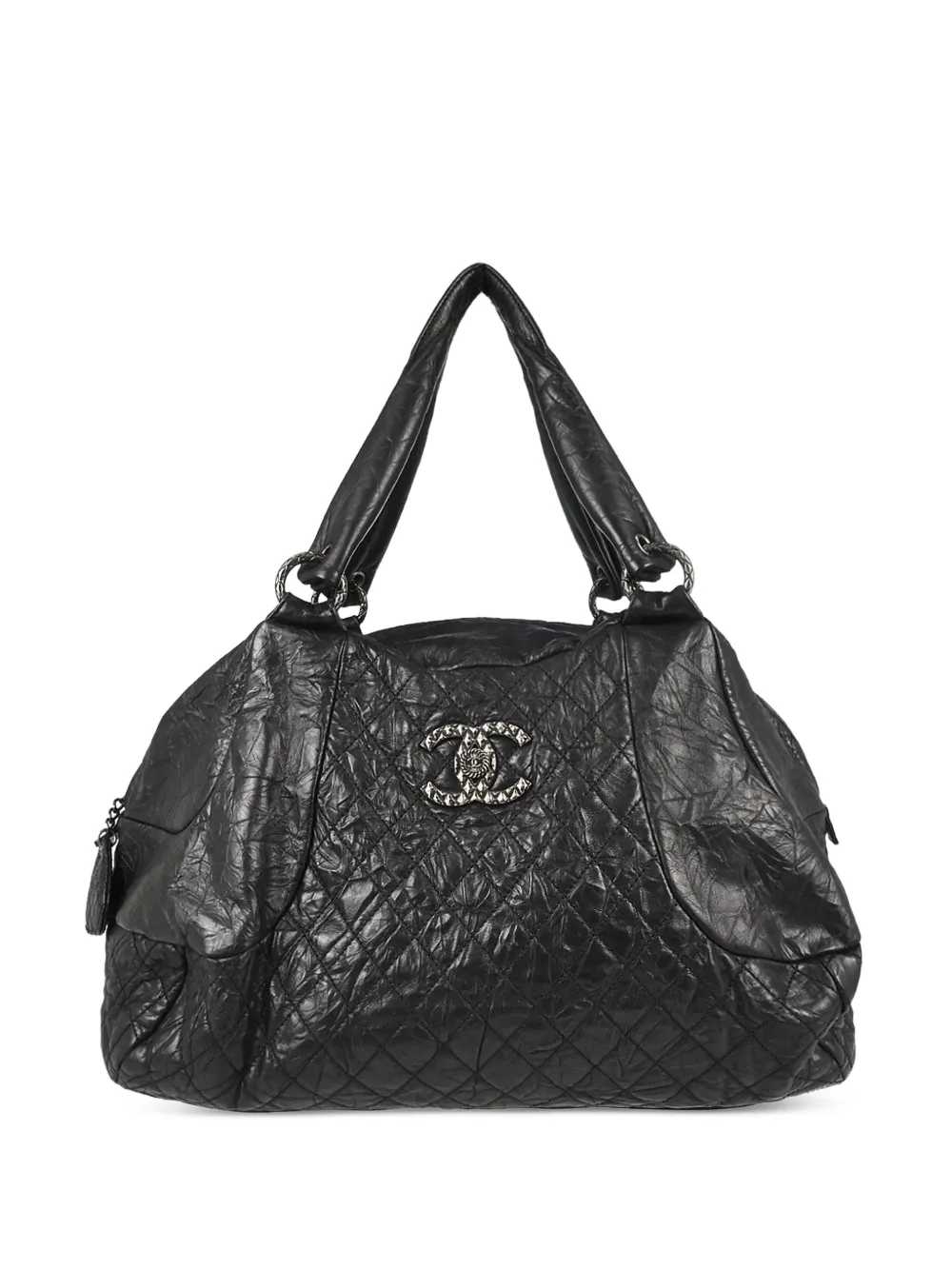 CHANEL Pre-Owned 2012-2013 Coco Rider tote bag - Nero