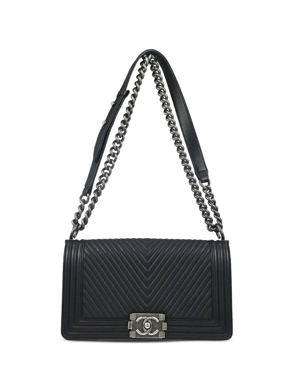 CHANEL Pre-Owned 2014 Boy Chanel shoulder bag - Nero