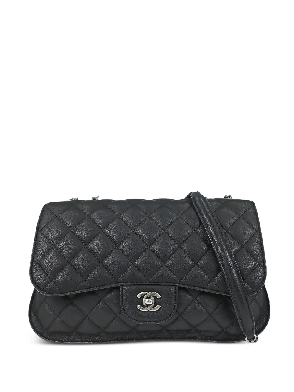 CHANEL Pre-Owned 2017 Jumbo Double Flap shoulder bag - Nero
