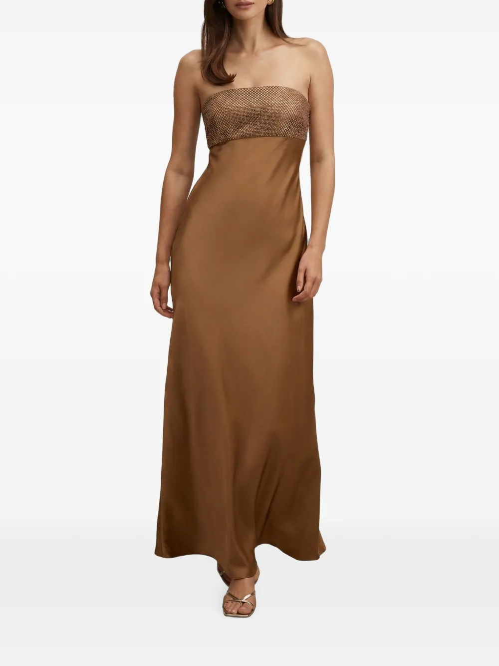 Ever New Amina embellished satin maxi dress