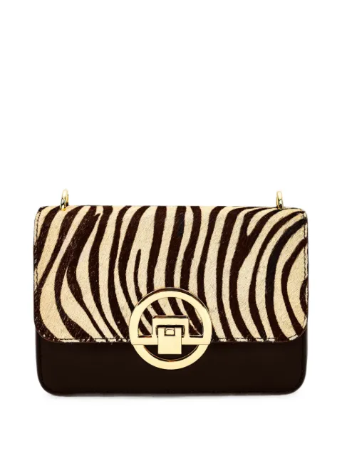 Apatchy London Tilly zebra-print hair-on leather mini bag