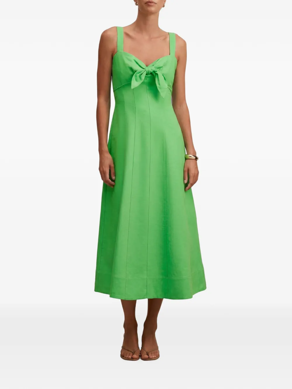 Ever New Kara tie-front midi dress