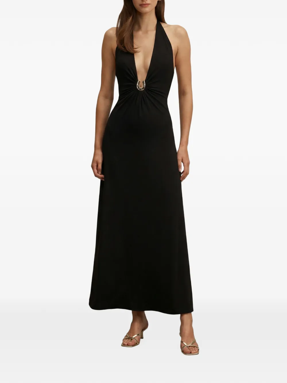Ever New Behati halterneck midi dress