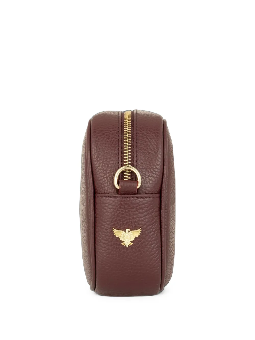 Apatchy London The Tassel grained-leather crossbody bag - Rosso