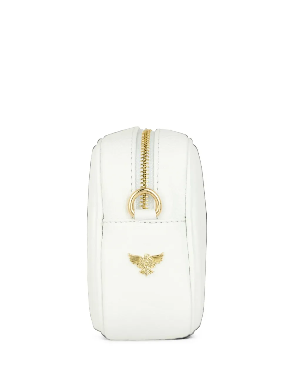 Apatchy London The Tassel grained-leather crossbody bag - Bianco