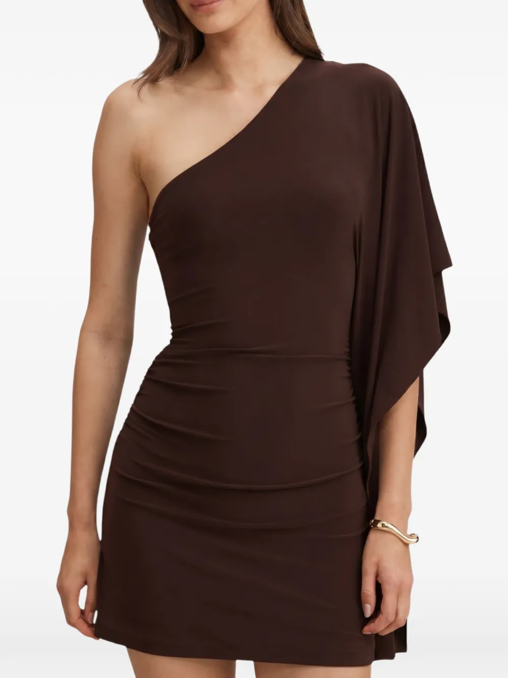 Ever New Adriana one-shoulder mini dress