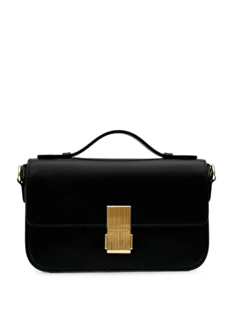 Apatchy London Flora gold-clasp leather tote bag