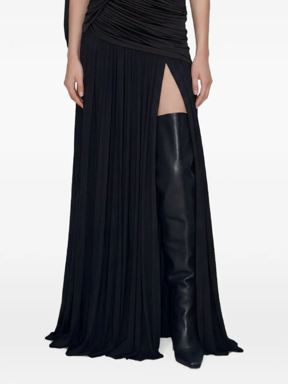 Atoir Stella High-split Maxi Skirt In Black