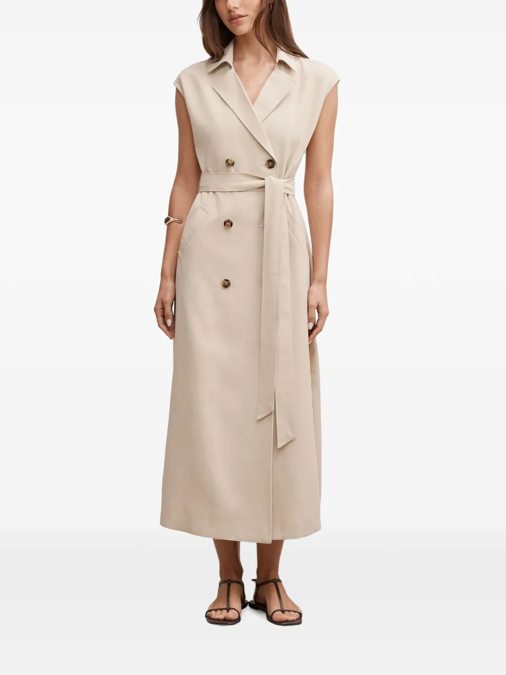 Ever New Elsa sleeveless midi trench dress