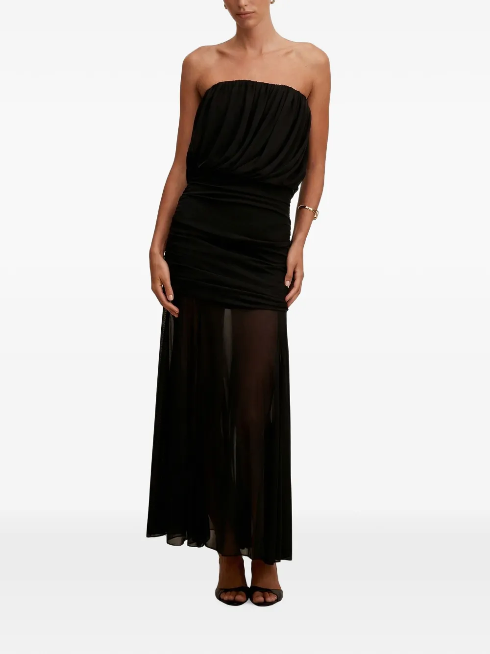 Ever New Lyra bandeau draped maxi dress