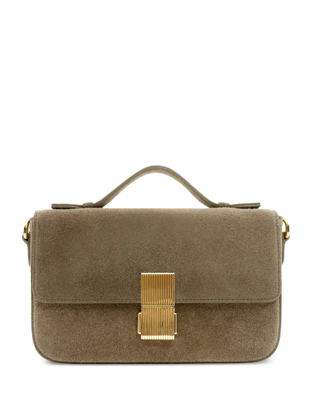Apatchy London Flora top-handle clutch bag - Marrone