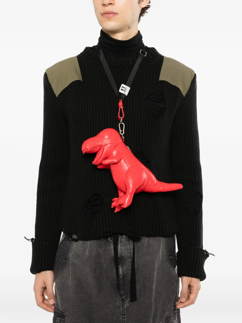 Maison MIHARA YASUHIRO "DOLLS" T-REX Mini Bag Rood