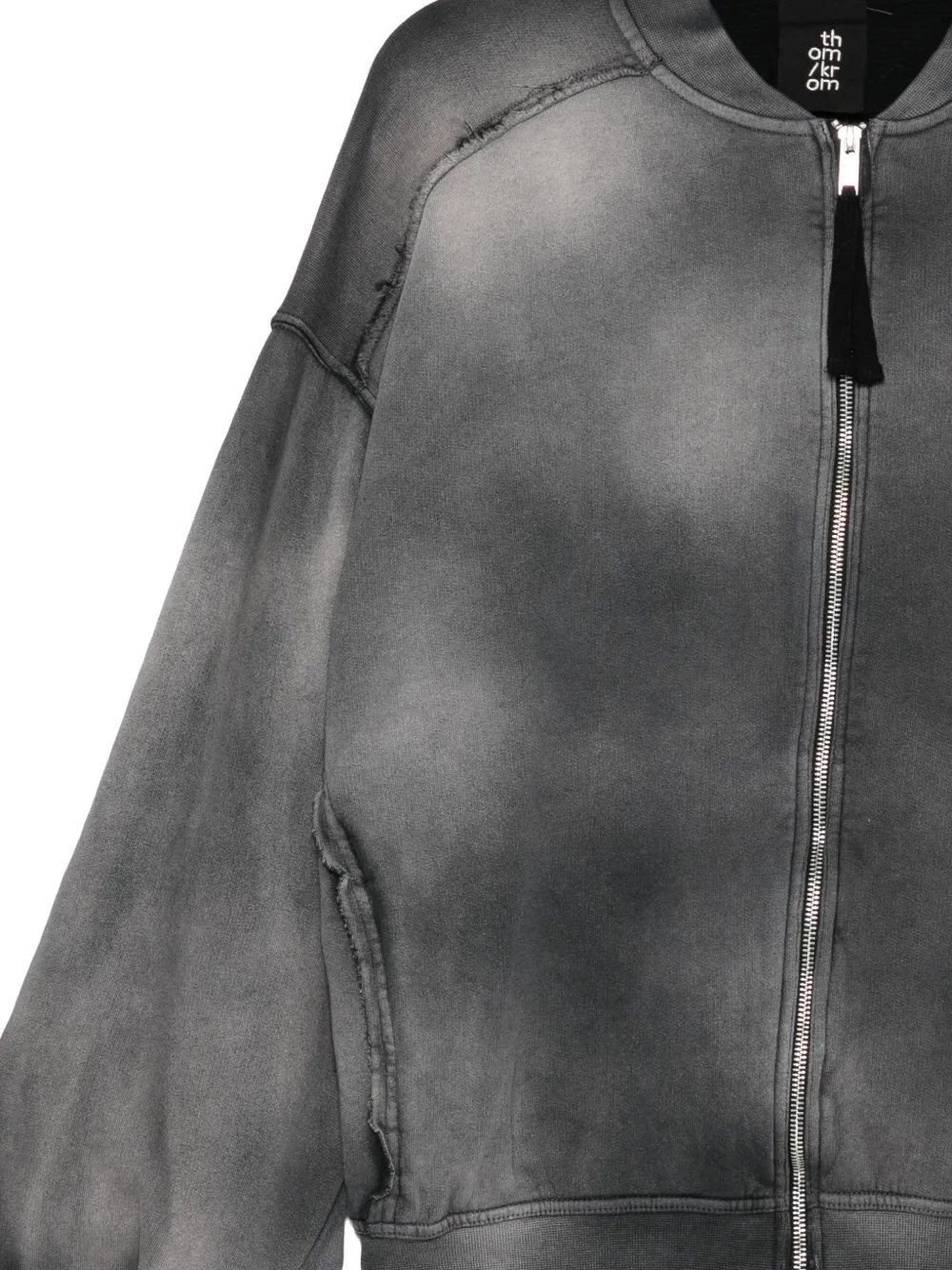 Thom Krom washed bomber jacket Grijs