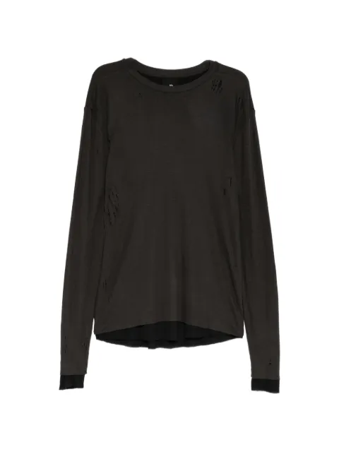 Thom Krom distressed layered-effect T-shirt