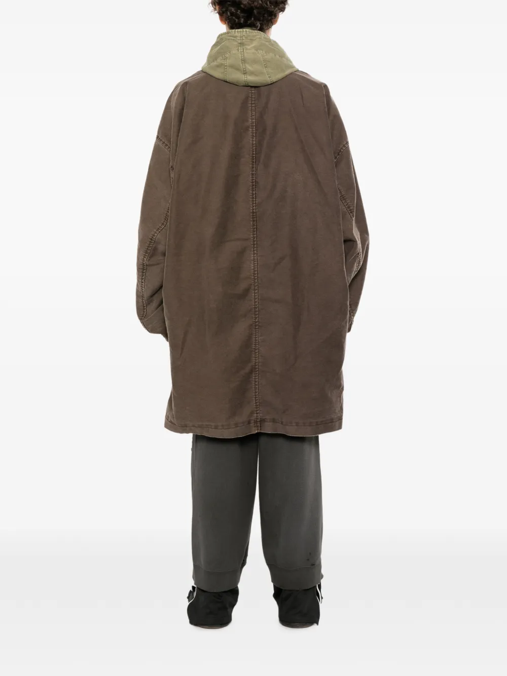 Maison MIHARA YASUHIRO triple layered coat Bruin