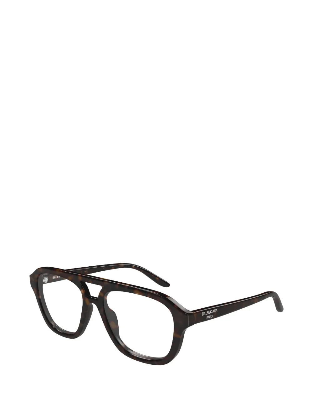 Balenciaga Eyewear tortoiseshell-effect pilot-frame glasses