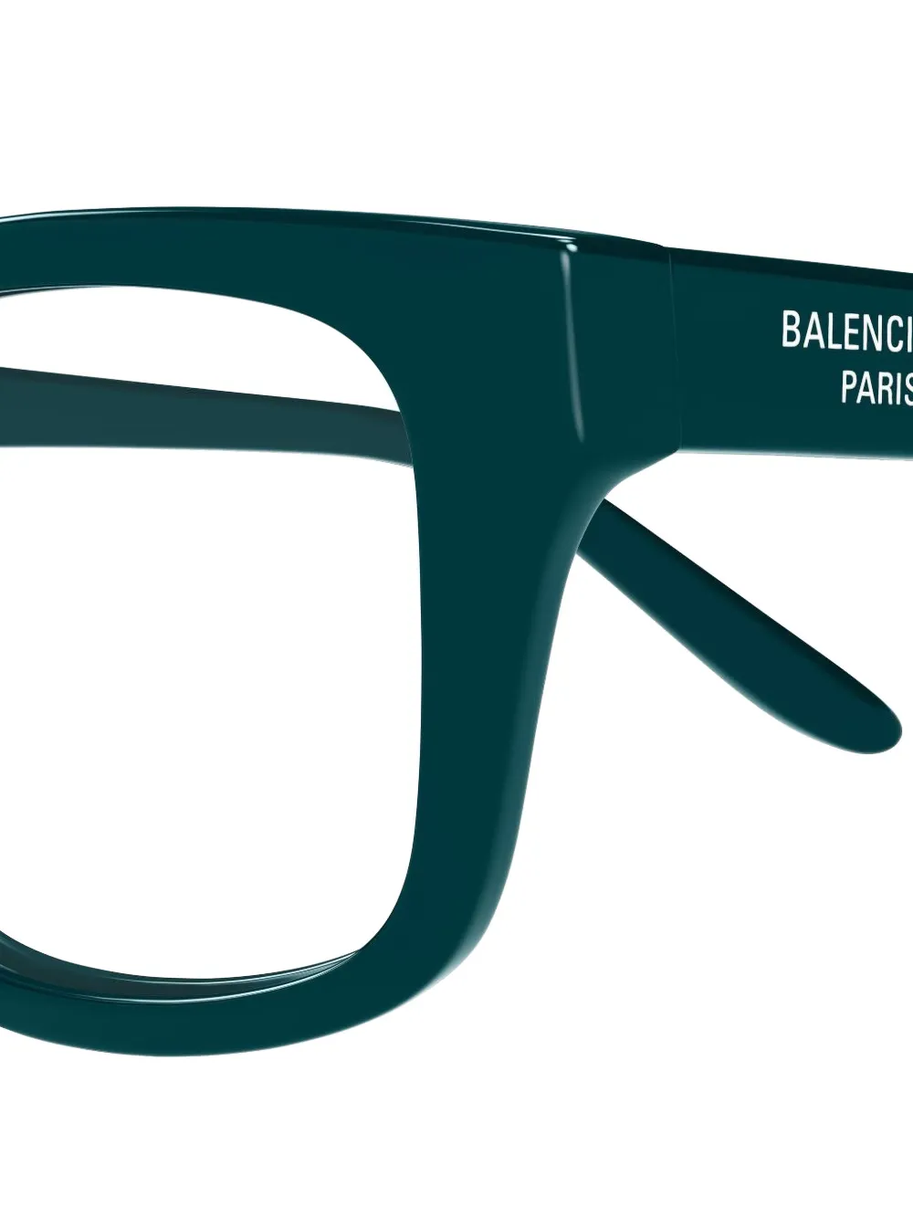 Balenciaga Eyewear Bril met vierkant montuur Groen