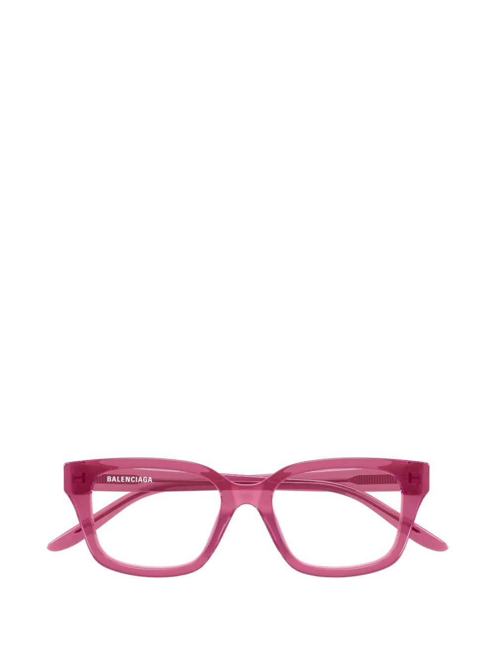 Balenciaga Eyewear lunettes de vue à monture carrée - Rose Balenciaga Eyewear lunettes de vue à monture carrée - Rose