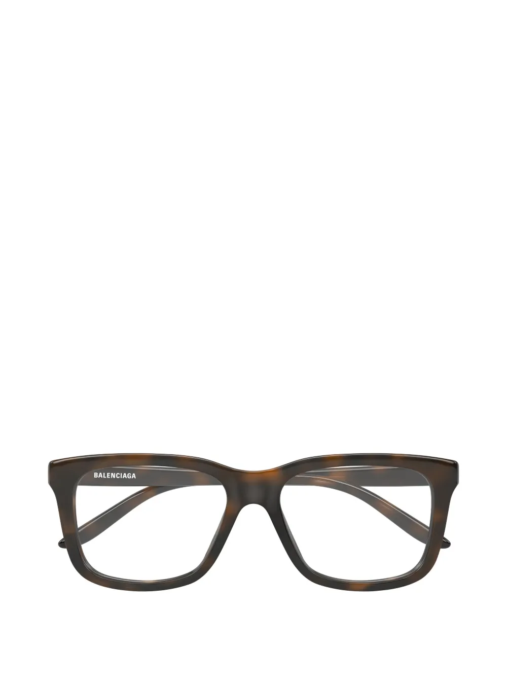 Balenciaga Eyewear tortoiseshell-effect rectangle-frame glasses